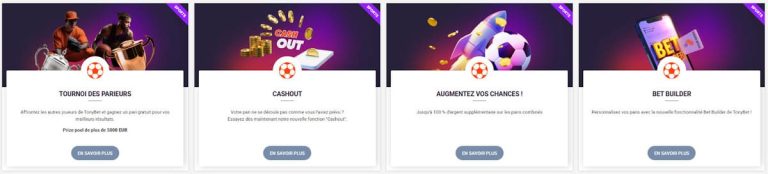 TonyBet Casino bonus sportifs